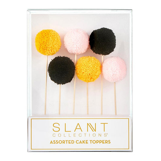 Pom Pom Cake Topper - Halloween
