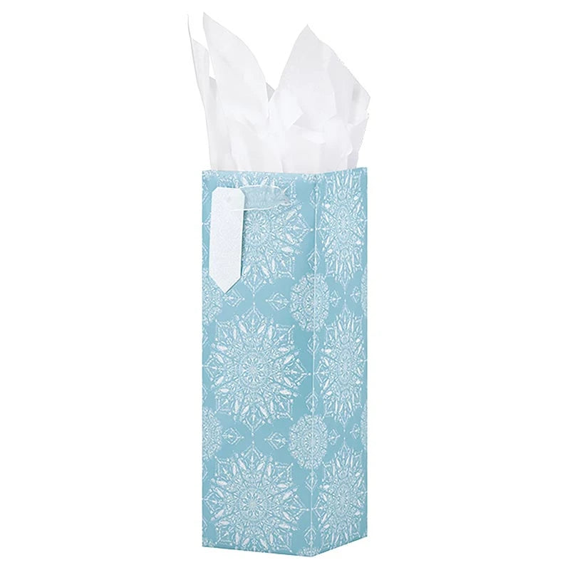 Winter's Mandala - Bottle Bag