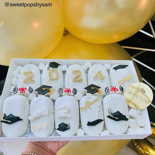 "I GRADUATED" ACRYLIC TOPPERS