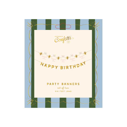Happy Birthday Party Banner Set