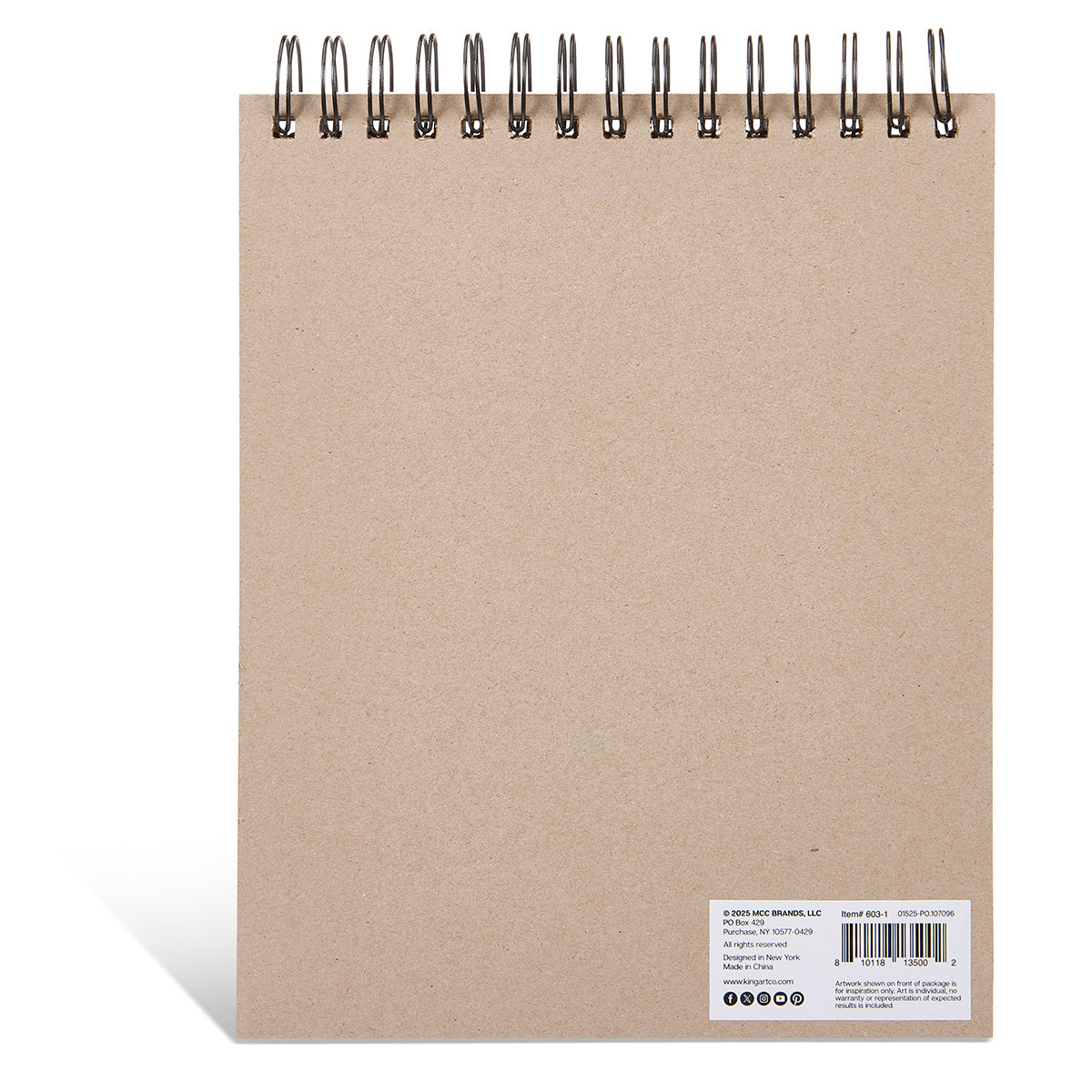 Mixed Media Sketchbook - 8” x 10” - 98lb (160g) - 60 Sheets