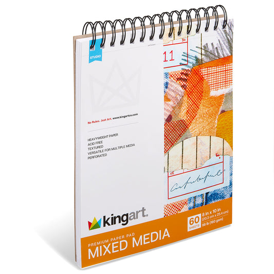 Mixed Media Sketchbook - 8” x 10” - 98lb (160g) - 60 Sheets