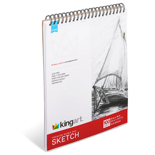 Sketch Paper Pad - 11”x 14” - 60lb (89g) - 100 Sheets