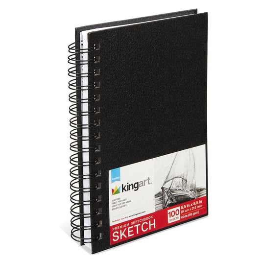 Spiral Sketchbook - 5.5” x 8.5” - 100 Sheets
