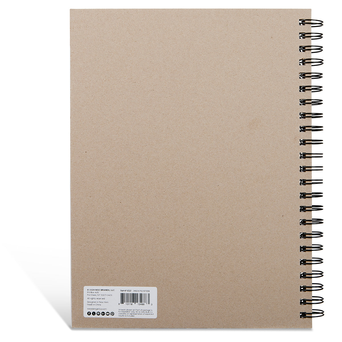 Sketch Pad - Side Spiral - 9” x 12” - 100 Sheets