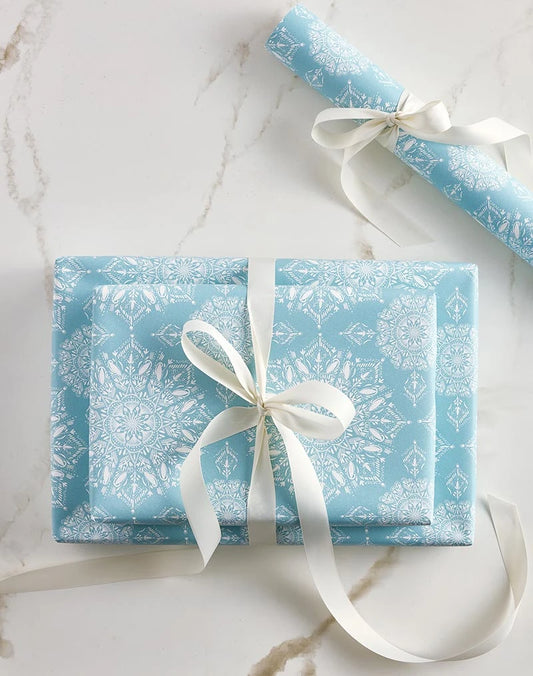 Winters Mandala Wrapping Paper - 10ft