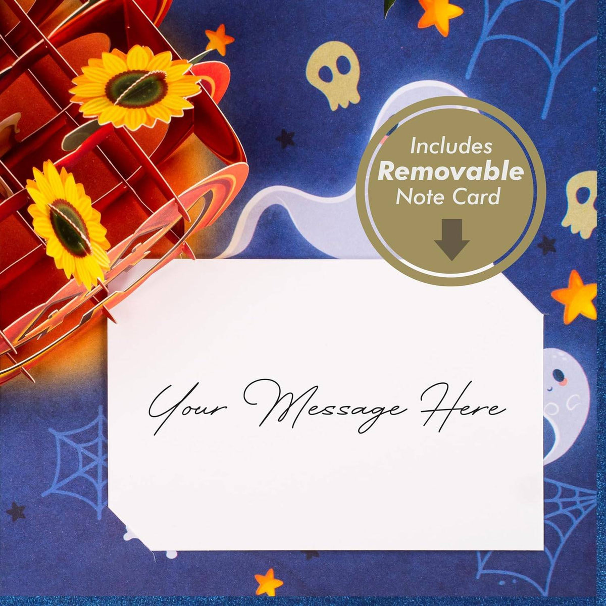 Paper Love Halloween Pumpkin Pop Up Card