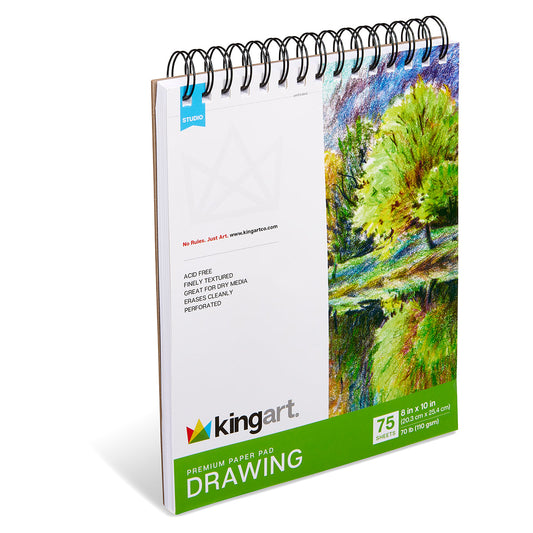 Drawing Paper Pad - 8” x 10” - 70lb (110g) - 75 Sheets