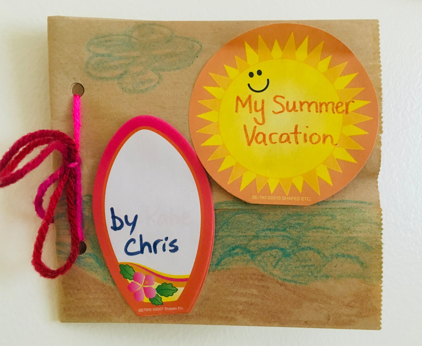SHAPES ETC. Mini Notepad - Sunshine