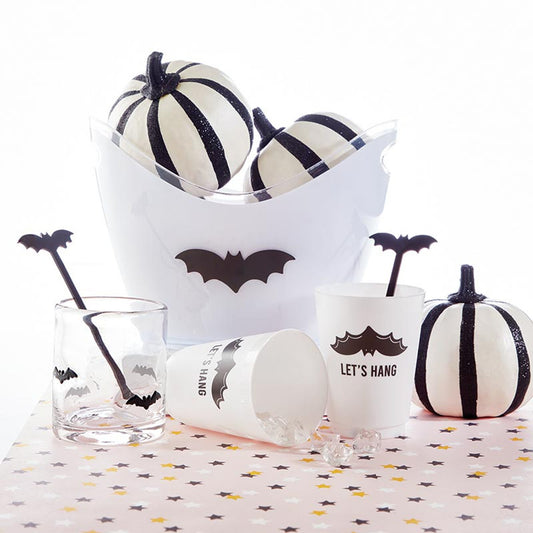 Acrylic Beverage Bucket - Bats