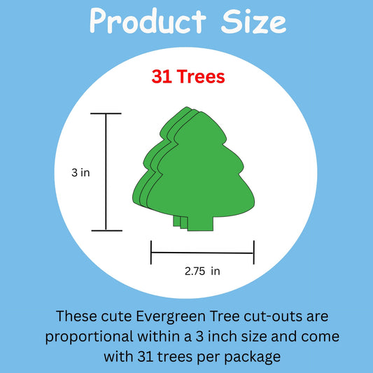SHAPES ETC. Small Single Color Cut-Out - Evergreen