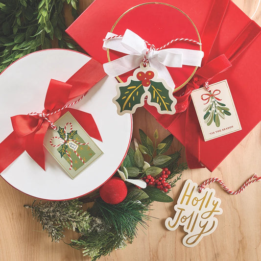 Gift Tag Book - Red Bow