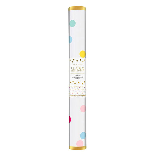 Foil Paper Table Runner - Confetti Polka Dot