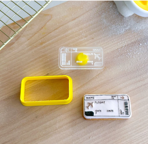 MINI PLANE TICKET CUTTER & DEBOSSER SET