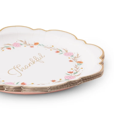 Thankful Large Classic Dinner Plates