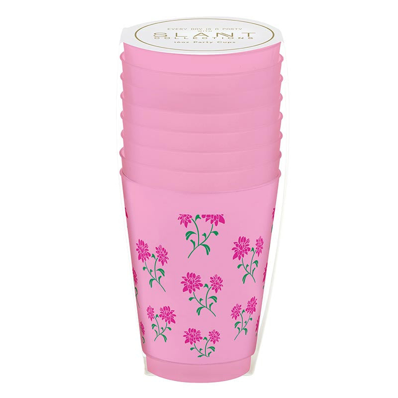 Frost Cups - Mahjong Floral - 8ct