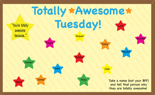 SHAPES ETC. Star Single Color Super Cut-Outs- 8” x 8”