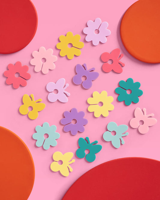 Pastel Sip Markers - 16 drink markers