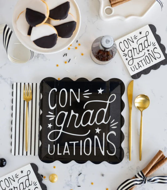 ConGRADulations Plate
