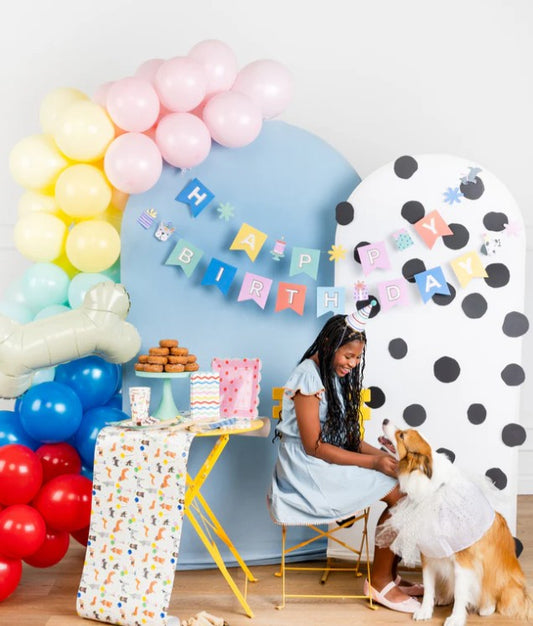 Happy Birthday Banner - Dog