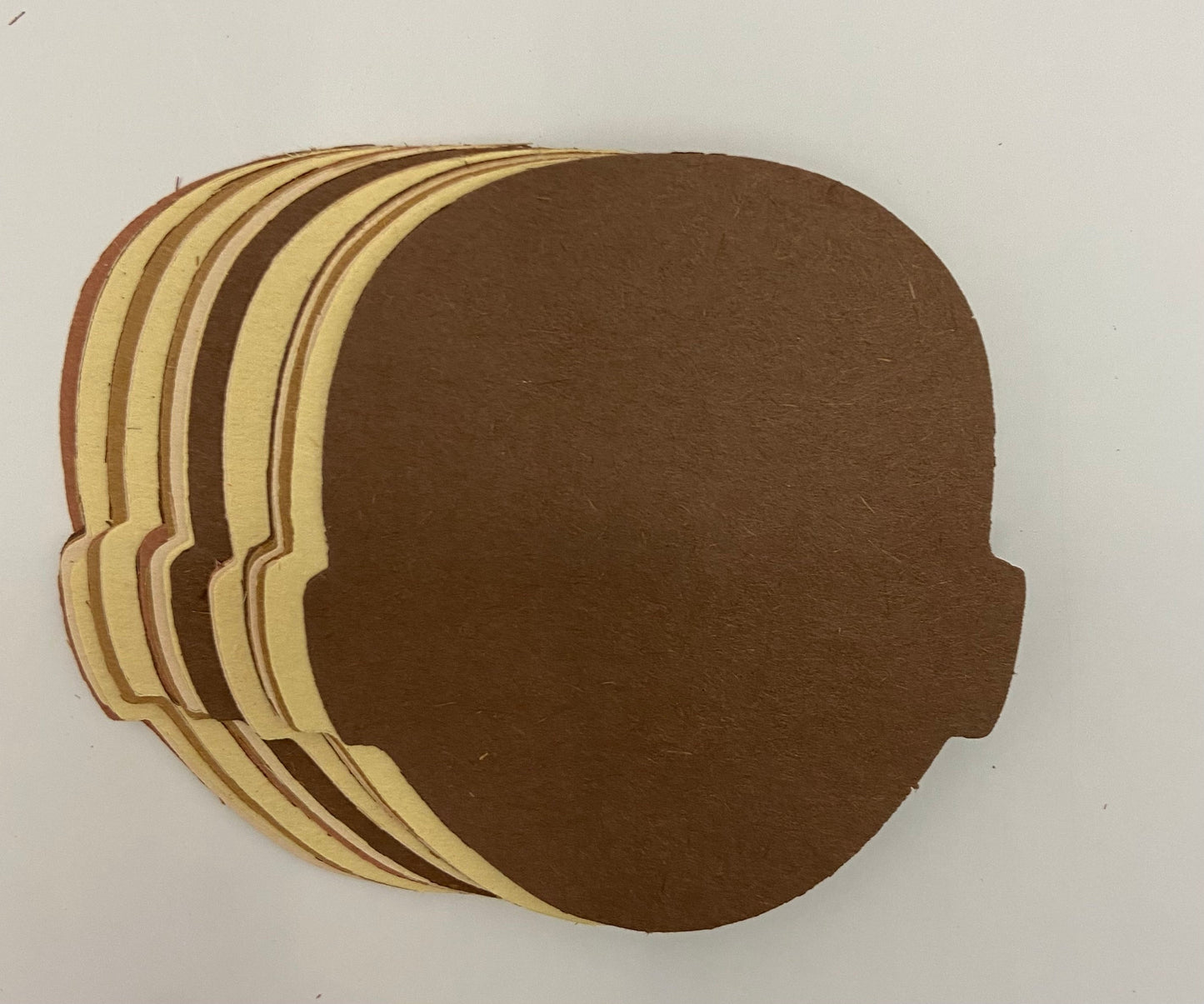 SHAPES ETC. Small Multicultural Cut-Out - Face