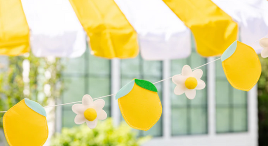 Felt Lemon Banner