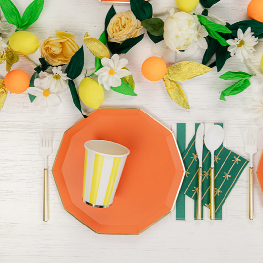 Sunkissed Orange Signature Large Plates