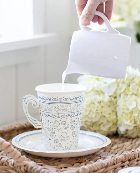 Tea Cup Paper Party Cups - 12 oz