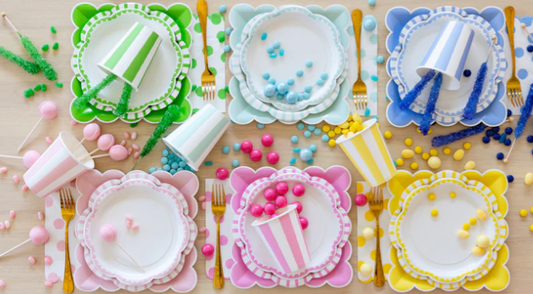 Green Polka Dot Dinner Napkin