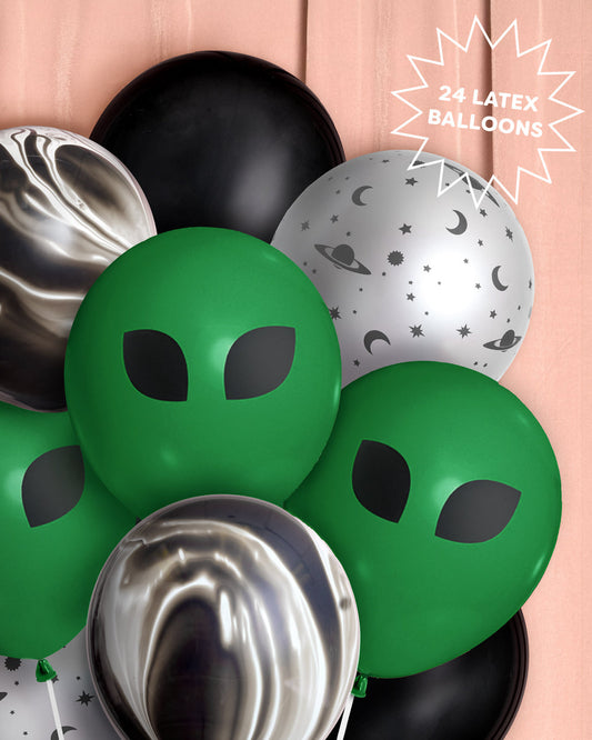 Out of This World Balloon Pack - 24 latex balloons