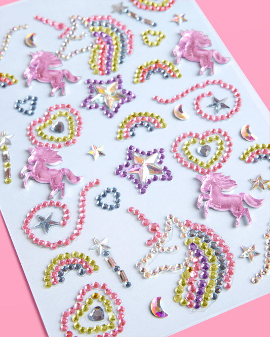 Unicorn Dreams Gem Set - 35 adhesive face gems