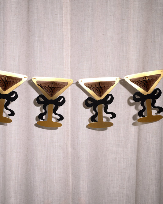 Espresso Martini Banner - 3D paper banner
