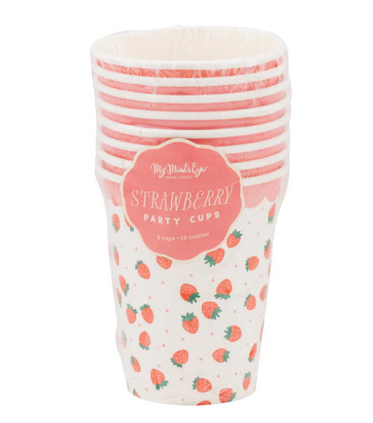 Strawberries Party Cup