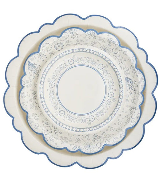 Pembroke Floral 7" Paper Dessert Plate
