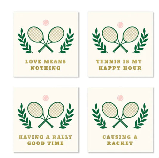 Tennis Sayings Napkin Set