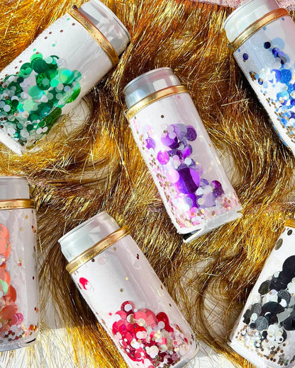 Spirit Squad Confetti Skinny Can Drink Sleeves