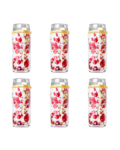 Spirit Squad Confetti Skinny Can Drink Sleeves