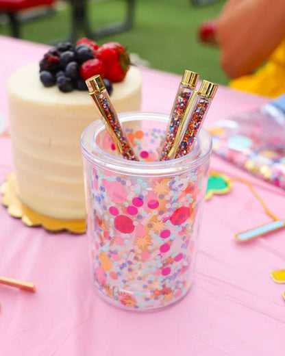 Multipurpose Confetti Pen Cup Organizer