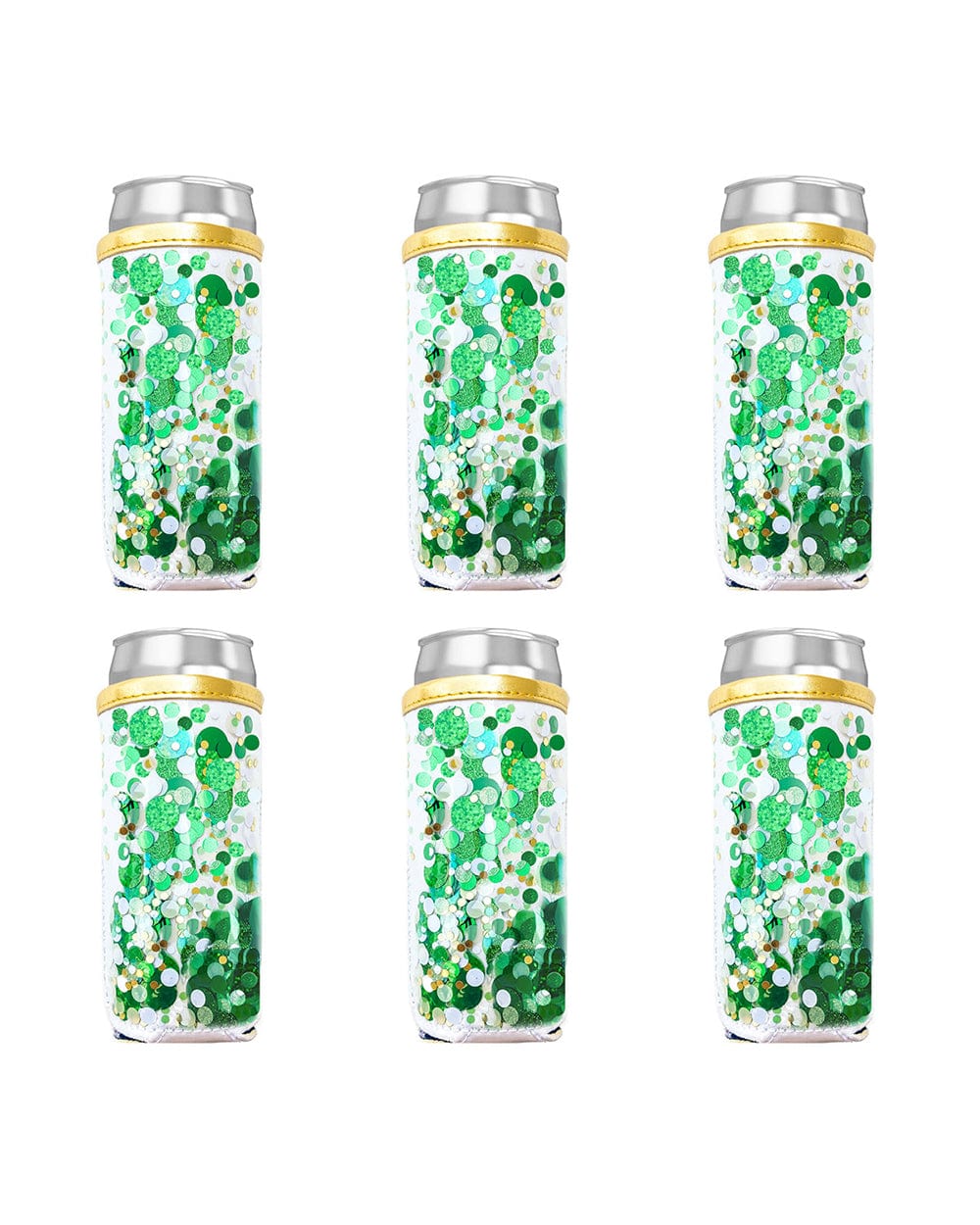 Spirit Squad Confetti Skinny Can Drink Sleeves