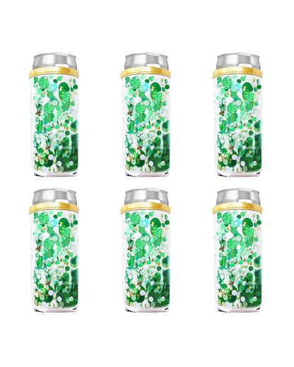 Spirit Squad Confetti Skinny Can Drink Sleeves