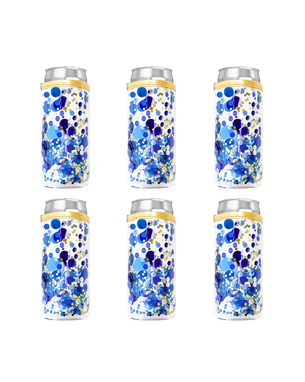 Spirit Squad Confetti Skinny Can Drink Sleeves