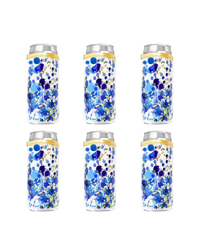 Spirit Squad Confetti Skinny Can Drink Sleeves