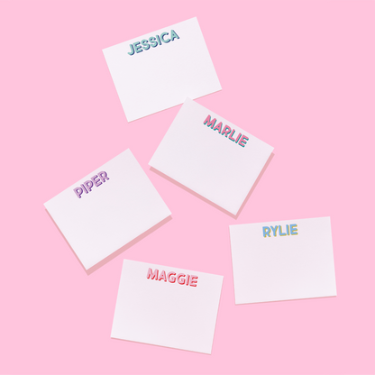 Modern Classics Personalized Stationery