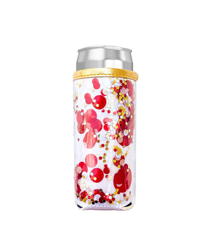 Spirit Squad Confetti Skinny Can Drink Sleeves