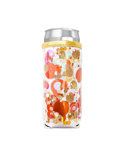 Spirit Squad Confetti Skinny Can Drink Sleeves