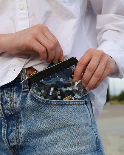 Spirit Squad Confetti Keychain Wallet