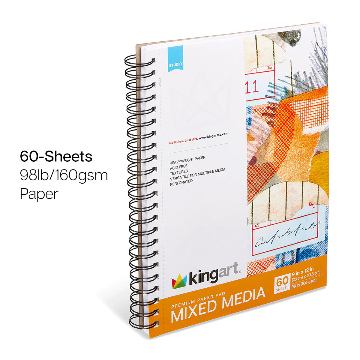 Mixed Media Sketchbook - 9” x 12” - 60 Sheets