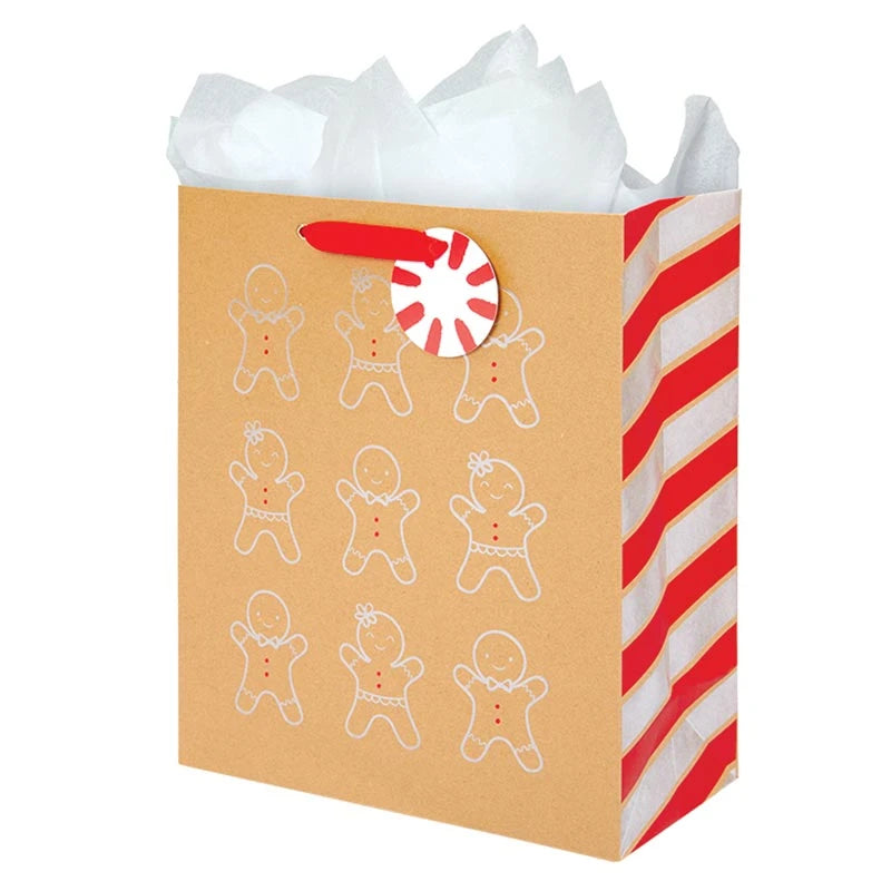 Gingerbread Gift Bag - Large