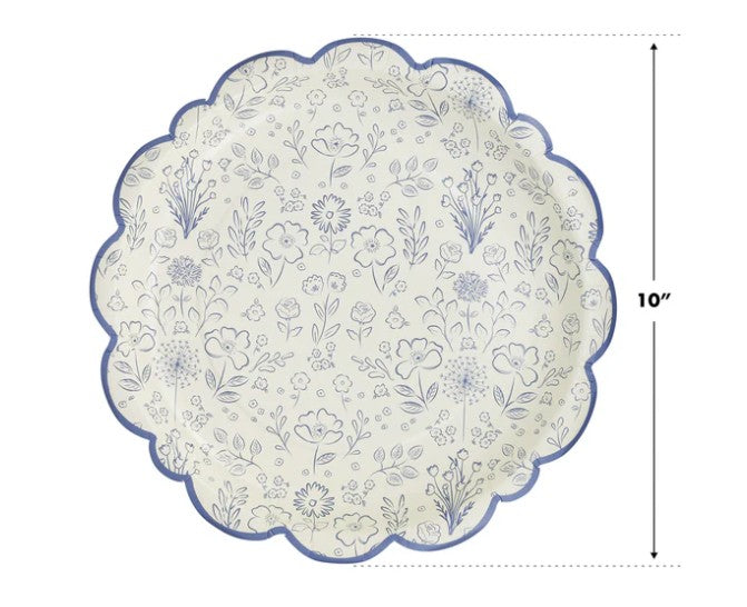 Pembroke Floral 10" Paper Plate