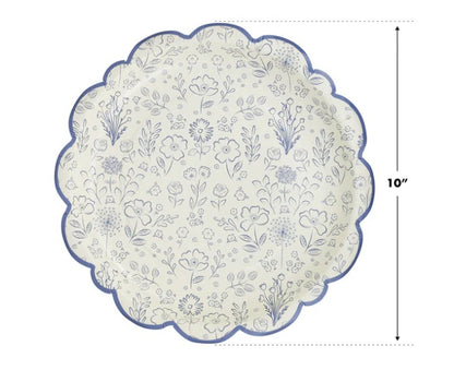 Pembroke Floral 10" Paper Plate
